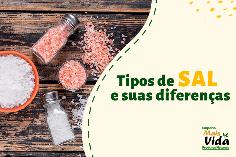 Tipos de sal e suas diferenças nutricionais